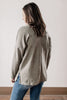 Fall Firewood Drawstring Neck Olive Brushed Top