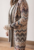 Wild & Free Multicolored Aztec Long Sleeve Knit Cardigan