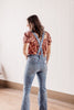 Changing Seasons High Waist Tummy Control Overall Flare - Judy Blue