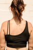 Agility & Ability Asymmetrical Strap Black Sports Bra