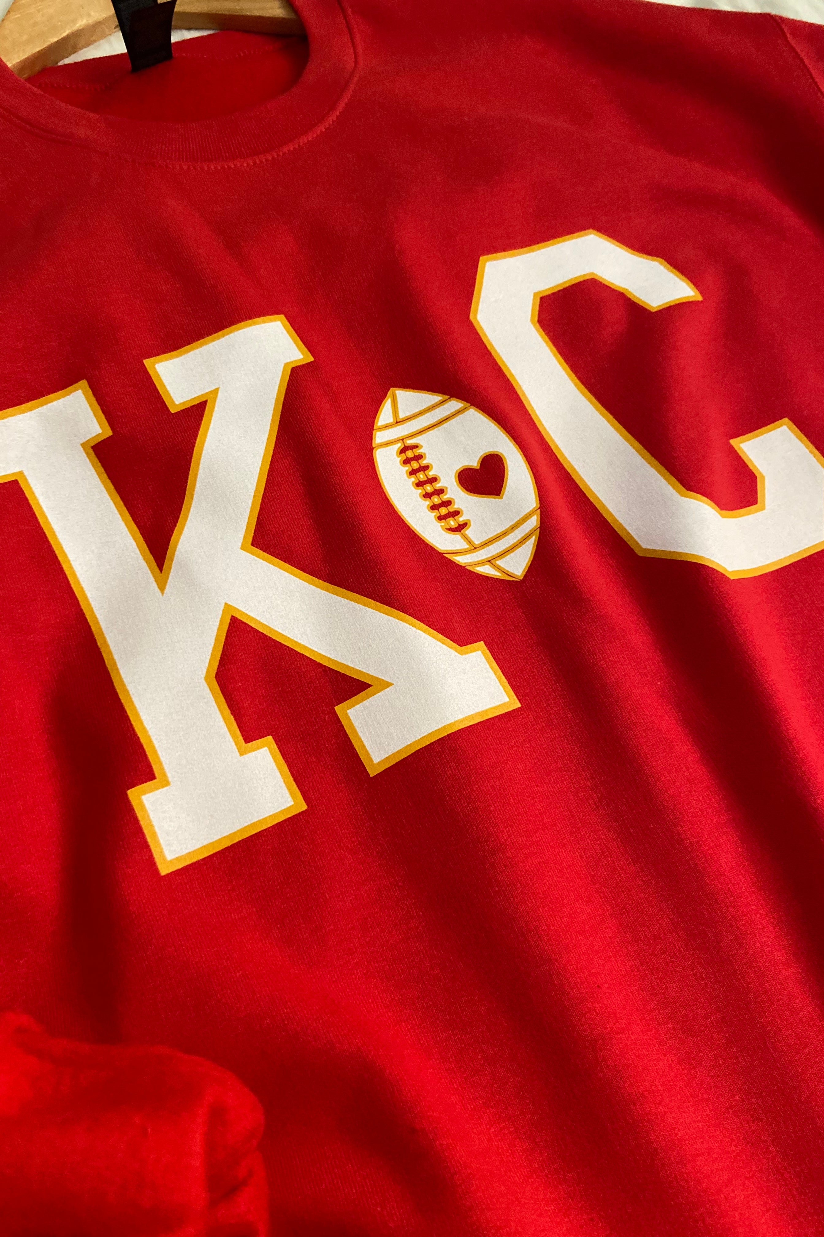 Rustic KC Chiefs Bleached Tee