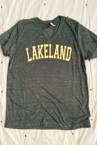 Lakeland Green & Gold Varsity Tee
