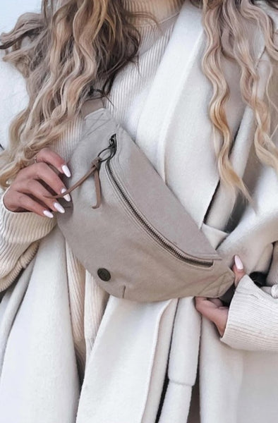 Devin Denim Khaki Sling Bag