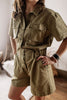 Salute the Troops Short Sleeve Button Down Military Jumper
