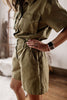 Salute the Troops Short Sleeve Button Down Military Jumper