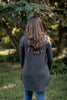 Comfort Basic Long Sleeve V-Neck Tee - Charcoal