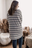 Lighter Layers Ivory & Gray Stripped Cardigan