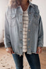 RESTOCK Waiting for Spring Light Wash Button Down Denim Jacket