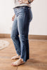 Judy Blue Mid Rise Cropped Bootcut with Step Hem Jeans