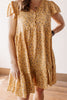 Sunshine & Smiles Yellow Floral Babydoll Sundress