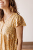 Sunshine & Smiles Yellow Floral Babydoll Sundress