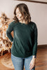 Cheers To Another Year Emerald Brushed Knit Sweater