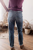 High Waist Bleach Splash Cuffed Hem Judy Blue Denim Jeans