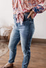 High Rise Straight Crop Medium Wash Judy Blue Denim Jeans