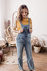 Gone Pickin’ Straight Leg Denim Overalls