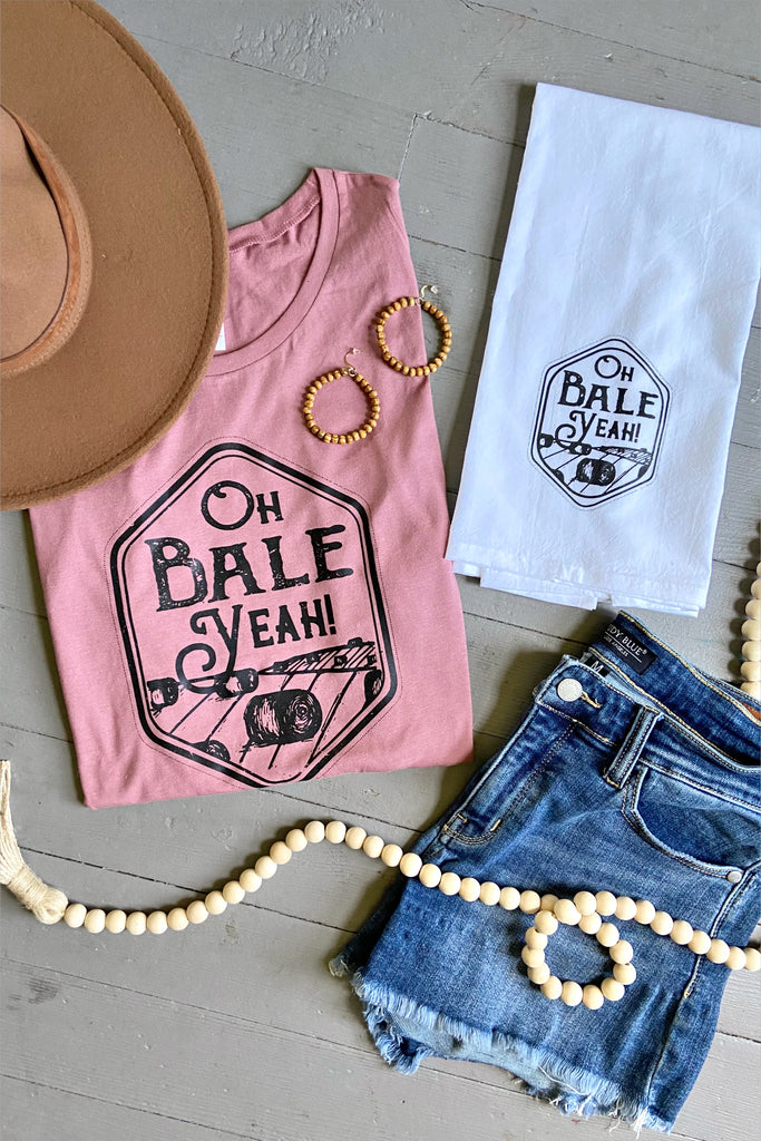 Oh BALE Yeah Tee (or Tank) by Rustic Honey