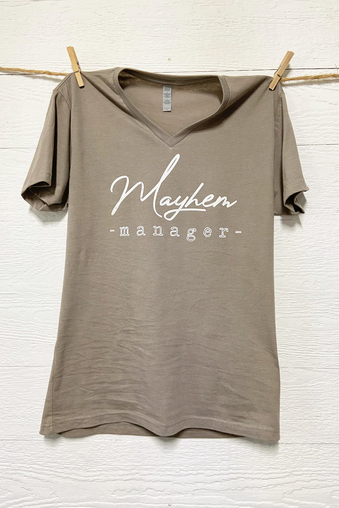 Mayhem Manager - Rustic Honey Tee