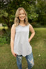 Strong Foundations Heather Gray Muscle Layering Tank
