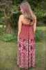 Falling Into Place Pieced Peasant Maxi Skirt