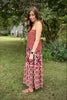 Falling Into Place Pieced Peasant Maxi Skirt