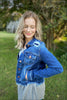 The Go-To Destructed & Cropped Stretch Denim Jacket - Risen