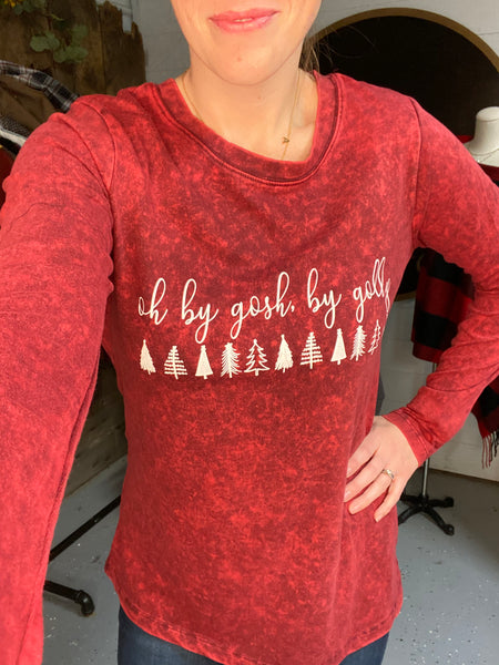 Oh By Gosh, By Golly - White Print Tees