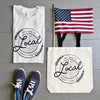 Let's Keep It LOCAL Tee - Rustic Honey
