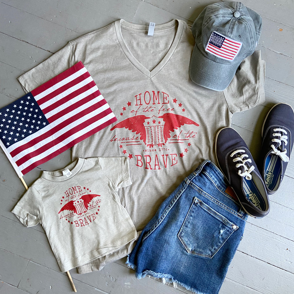 KIDS Home of the Brave Tee by Rustic Honey
