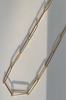 Leyla Long Paperclip Necklace - Gold