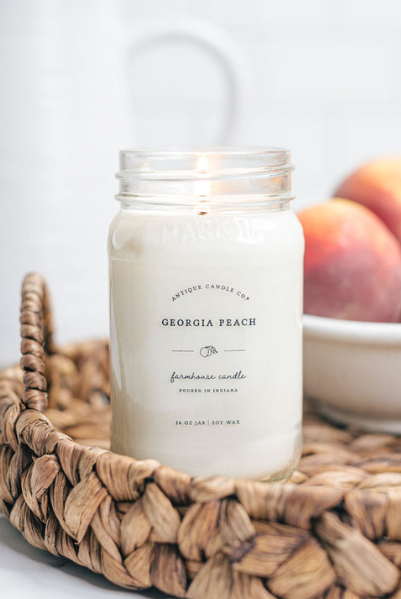 Georgia Peach- Antique Candle Co. Candle
