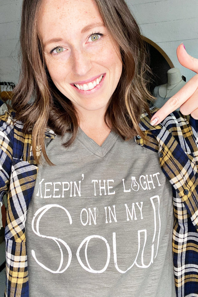 Keepin’ The Light On In My Soul Tee